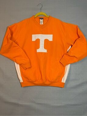 Tennessee Knights Apparel Orange V-Neck Sweater with White 'T' Logo